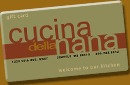 cucina della nana giftcard - click to order